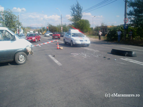 FOTO: Accident mortal Baia Mare, bdul Independentei, 15 septembrie 2009 (c) eMaramures.ro